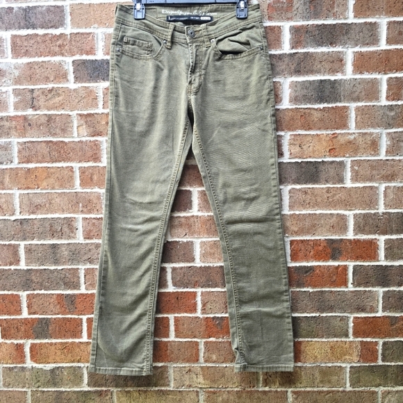 Buffalo David Bitton Men's Straight Leg Jeans in Olive - Picture 1 of 8